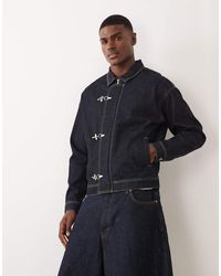 Jack & Jones - Denim Jack Met Brandweersluiting - Lyst