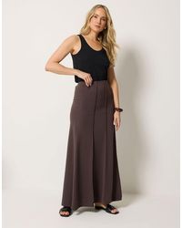 Long Tall Sally - Flare Seam Maxi Skirt - Lyst