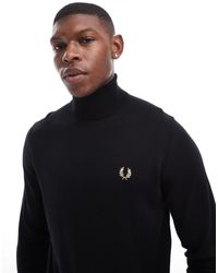 Fred Perry - Roll Neck Jumper - Lyst