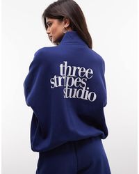 adidas Originals - Adidas Sportswear Three Stripes Studios Long Track Top - Lyst