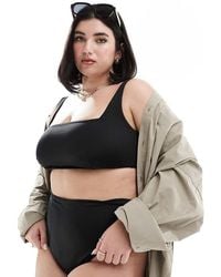 ASOS - Asos Design Curve Maya Mix And Match High Leg High Waist Bikini Bottom - Lyst