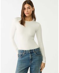 Stradivarius - – langärmliger body aus polyamid - Lyst