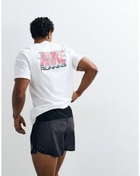 Nike - Stride Dri-fit Back Print T-shirt - Lyst