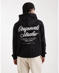 Jack & Jones - Oversized Hoodie With Originals Back Print - Lyst