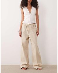 ASOS - Pull On Wide Leg Jeans - Lyst