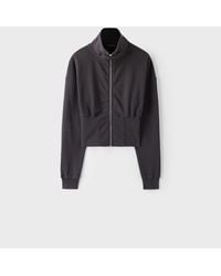 Stradivarius - Cropped High Neck Sweatshirt - Lyst