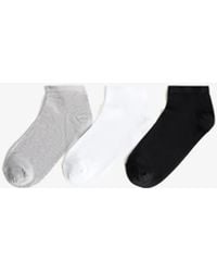 Bershka - Pack Of 3 Pairs Of Ankle Socks - Lyst