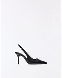 Bershka - High-heel Slingback Shoes - Lyst
