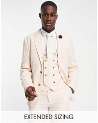ASOS - Wedding Skinny Suit Jacket With Micro Texture - Lyst