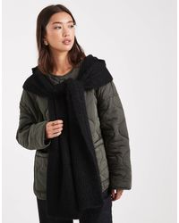 Object - Super Soft Knitted Hooded Scarf - Lyst