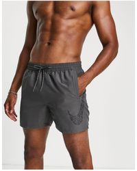 Nike - 5 Inch Large Swoosh Shorts - Lyst