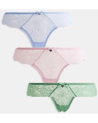 Boux Avenue - Maia 3 Pack Lace Thongs - Lyst
