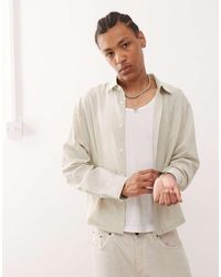 Collusion - Camicia Squadrata A Righe - Lyst
