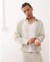 Collusion - Boxy Striped Shirt - Lyst