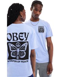 Obey - T-shirt unisex con grafica "weapon of peace" - Lyst
