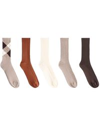 Oysho - 5 Pairs Of Classic Socks With Cotton - Lyst