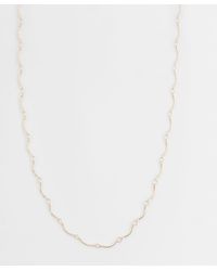 ASOS - Asos Design Curve Dainty Necklace With Wavy Chain - Lyst