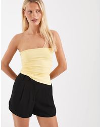 ASOS - Tailored Linen Look Runner Short - Lyst