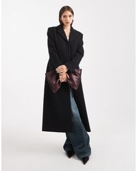 ASOS - Longline Formal Coat With Nipped Waist - Lyst