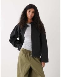 Weekday - Washed Canvas Zip Through Jacket - Lyst