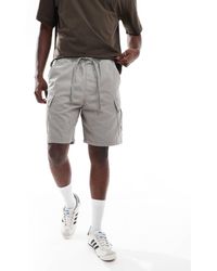 Pull&Bear - Cargoshort Met Elastische Taille - Lyst