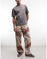 Stan Ray - Camo Carpenter Straight Leg Jeans - Lyst