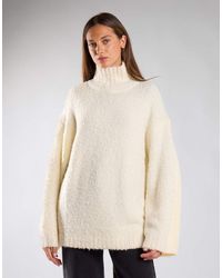Glamorous - Relaxed Fit Wide-Sleeve Knit Jumper - Lyst