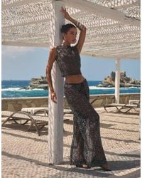 SIMMI - Sequin Beach Trouser - Lyst