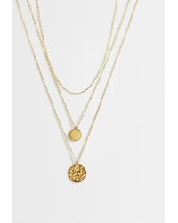TOPSHOP - Oliver Waterproof Stainless Steel Multipack Necklace - Lyst