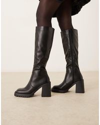 Raid - Adilah Block Heel Knee Boots - Lyst