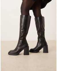 Raid - Adilah Block Heel Knee Boots - Lyst