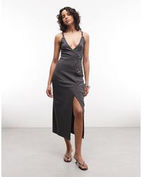 The Ragged Priest - Wrap Clasp Maxi Dress - Lyst