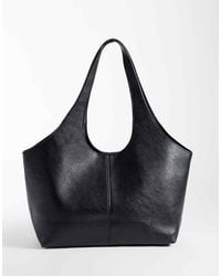 Mango - Structured Tote Bag - Lyst