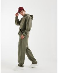 ASOS - Straight Leg Pique Trackies - Lyst