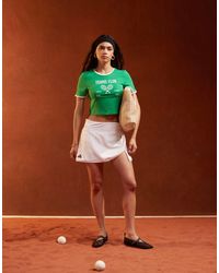 adidas Originals - Adidas Tennis Mini Skirt - Lyst