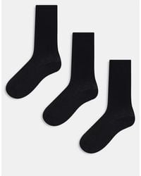 ARKET - 3-pack Cotton Rib Socks - Lyst