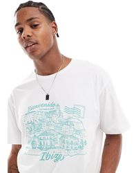 Jack & Jones - Oversized T-Shirt With Ibiza Print - Lyst