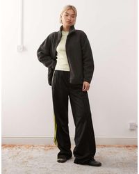 Noisy May - Zip Thorugh Funnel Fleece - Lyst