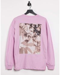 4505 - Camiseta Extragrande De Manga Larga Con Estampado Gráfico De Asos - Lyst