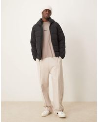 Abercrombie & Fitch - Lichtgewicht Gewatteerd Jack Met Capuchon En Logo - Lyst