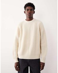ASOS COLLECTIVE - Oversized Knitted Wool Jumper - Lyst