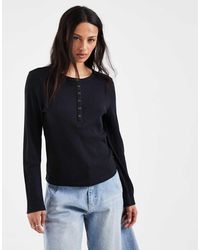 Levi's - Rooney Waffle Henley Jumper - Lyst