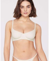 Tezenis - Paris Cotton Cutie Ribbed Balconette Bra - Lyst
