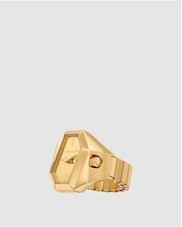 Michael Kors - Suri Two-Hand-Tone Stainless Steel Watch Ring, Mk7613 - Lyst