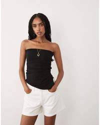 ARKET - Mid Waist Five-pocket Denim Shorts - Lyst