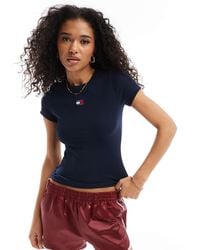 Tommy Hilfiger - Badge Rib T-Shirt - Lyst