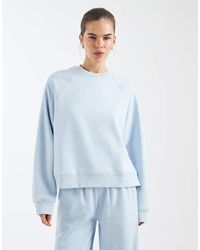 ASOS - Oversized Brushback Sweatshirt With Raglan Detail - Lyst