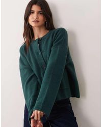 Miss Selfridge - Crew Neck Pocket Detail Cardigan - Lyst