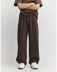 Pull&Bear - Interlock Balloon Tracksuit Bottoms - Lyst