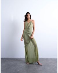 TOPSHOP - – kleid für besondere anlässe aus materialmix - Lyst